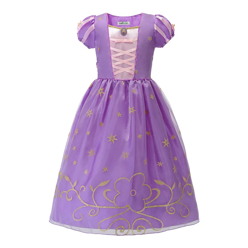 Girl Elsa Anna Dress Princess Costume Snow Queen Dress Baby Halloween Ariel Carnival Clothes Kids Cosplay Clothes Party Clothing - Image 12