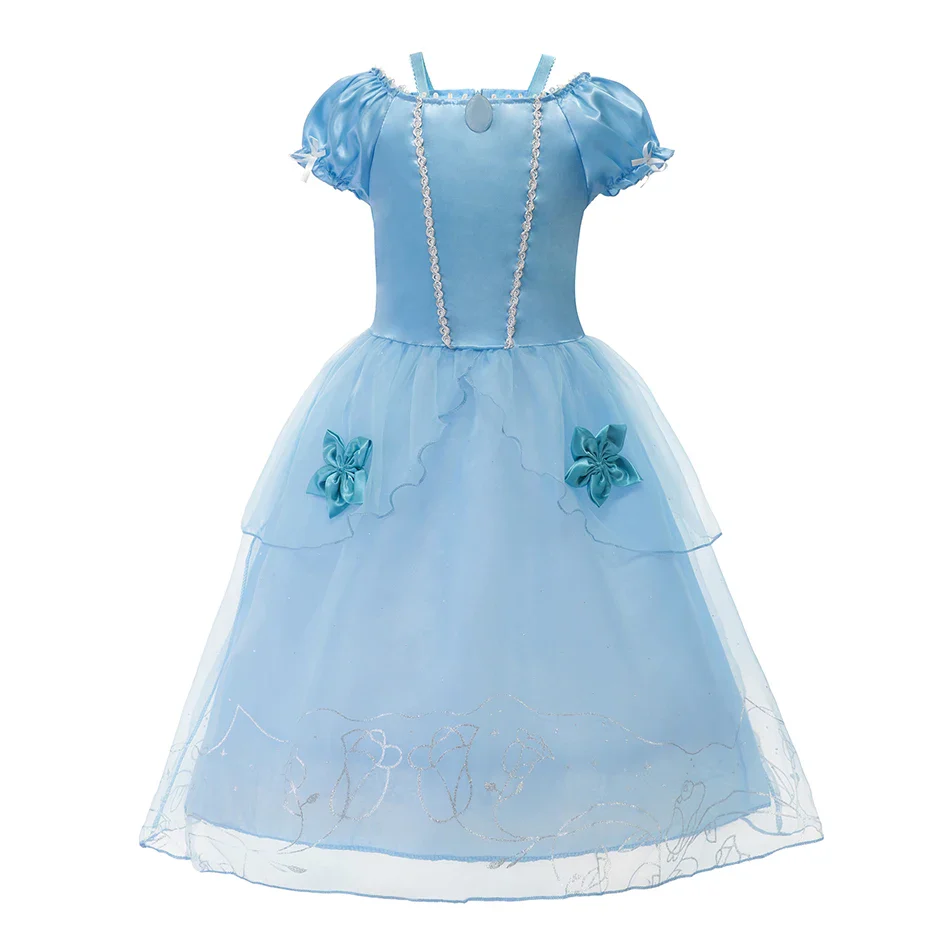 Girl Elsa Anna Dress Princess Costume Snow Queen Dress Baby Halloween Ariel Carnival Clothes Kids Cosplay Clothes Party Clothing - Image 13