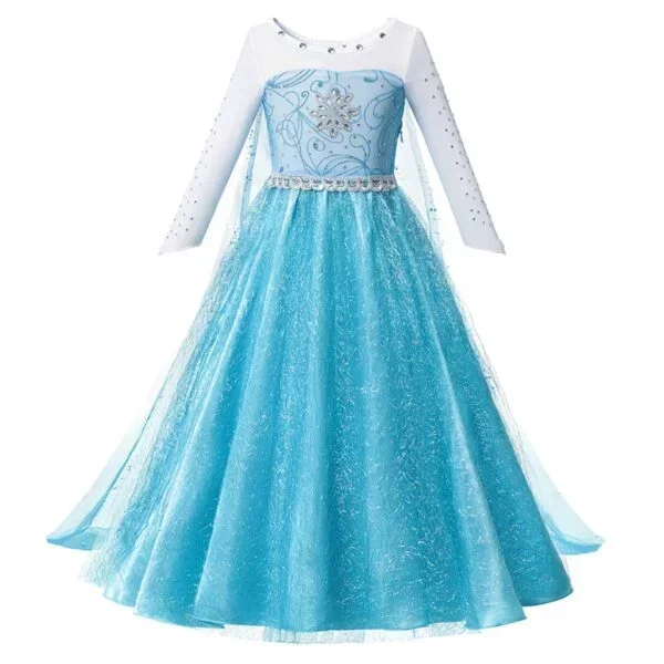 Girl Elsa Anna Dress Princess Costume Snow Queen Dress Baby Halloween Ariel Carnival Clothes Kids Cosplay Clothes Party Clothing - Image 15