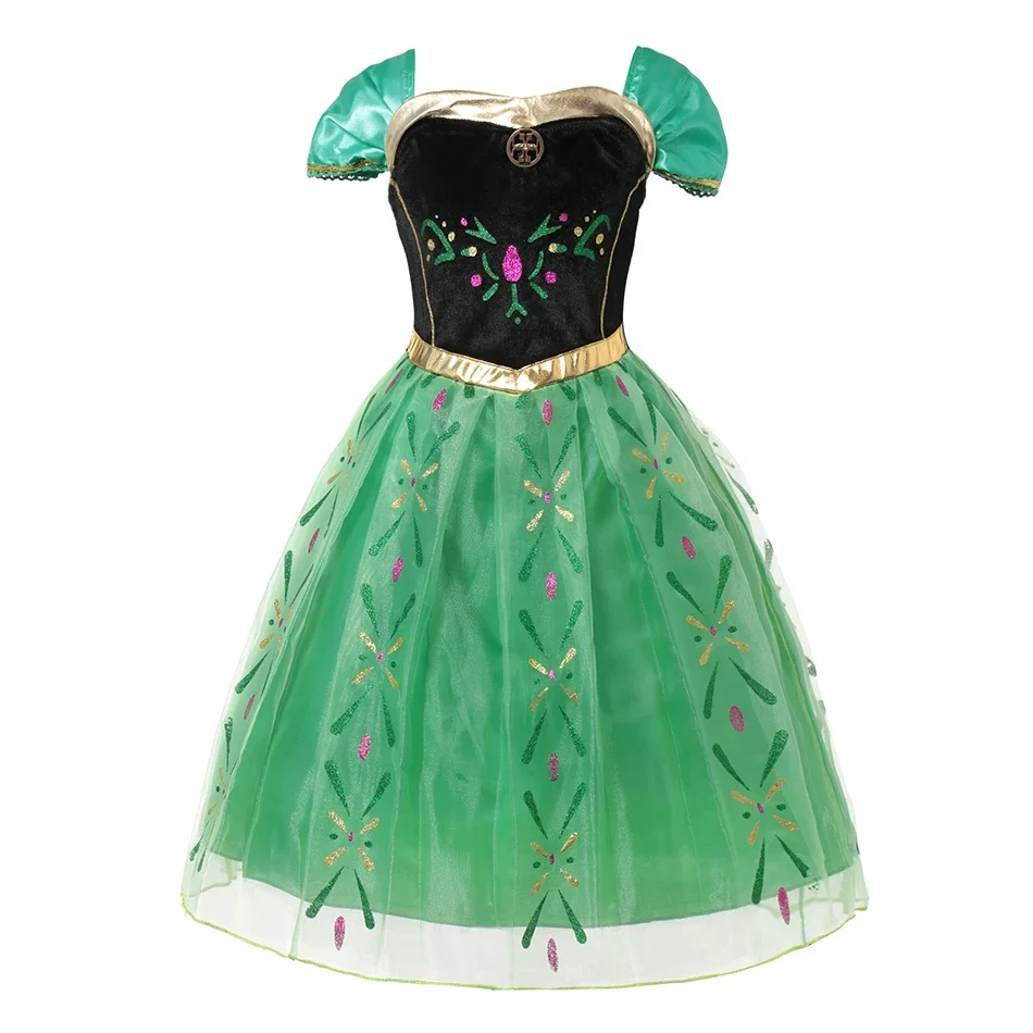 Girl Elsa Anna Dress Princess Costume Snow Queen Dress Baby Halloween Ariel Carnival Clothes Kids Cosplay Clothes Party Clothing - Image 22