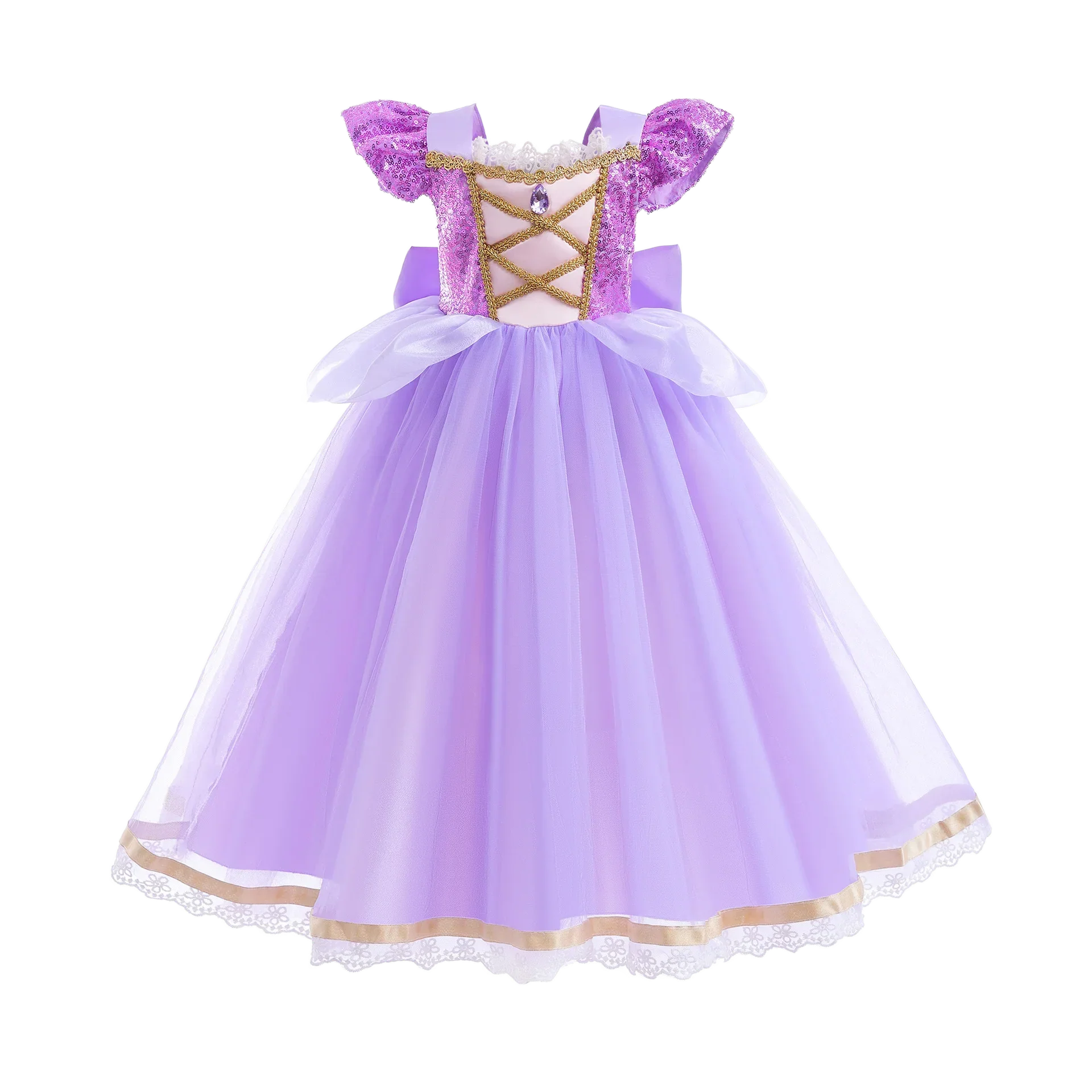 Girl Elsa Anna Dress Princess Costume Snow Queen Dress Baby Halloween Ariel Carnival Clothes Kids Cosplay Clothes Party Clothing - Image 24