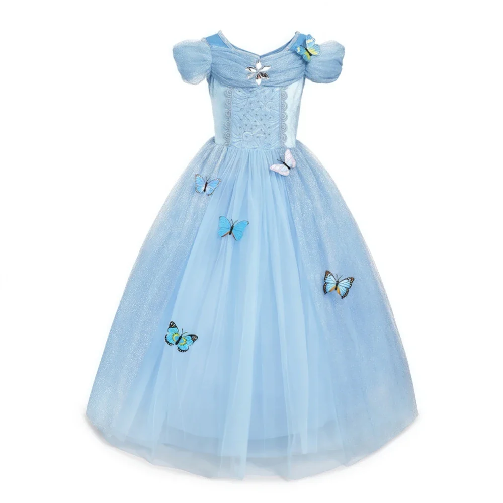 Girl Elsa Anna Dress Princess Costume Snow Queen Dress Baby Halloween Ariel Carnival Clothes Kids Cosplay Clothes Party Clothing - Image 26