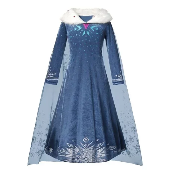 Girl Elsa Anna Dress Princess Costume Snow Queen Dress Baby Halloween Ariel Carnival Clothes Kids Cosplay Clothes Party Clothing - Image 27