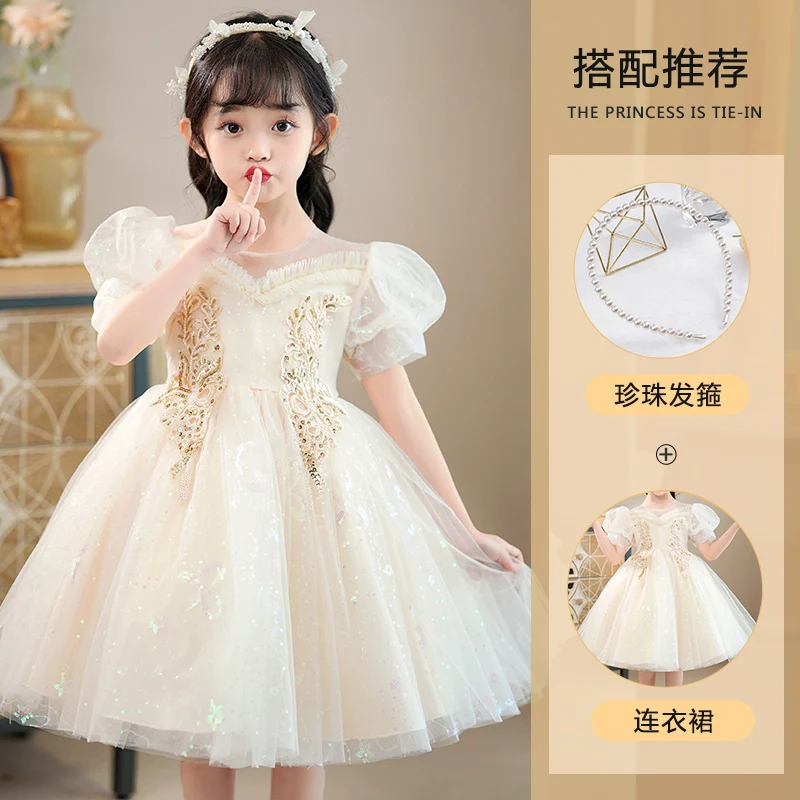 Girl June 1 Costume Kids Flower Girl Wedding Dress FARCENT Umbrella Princess Dress Little Girl Dress - Image 14