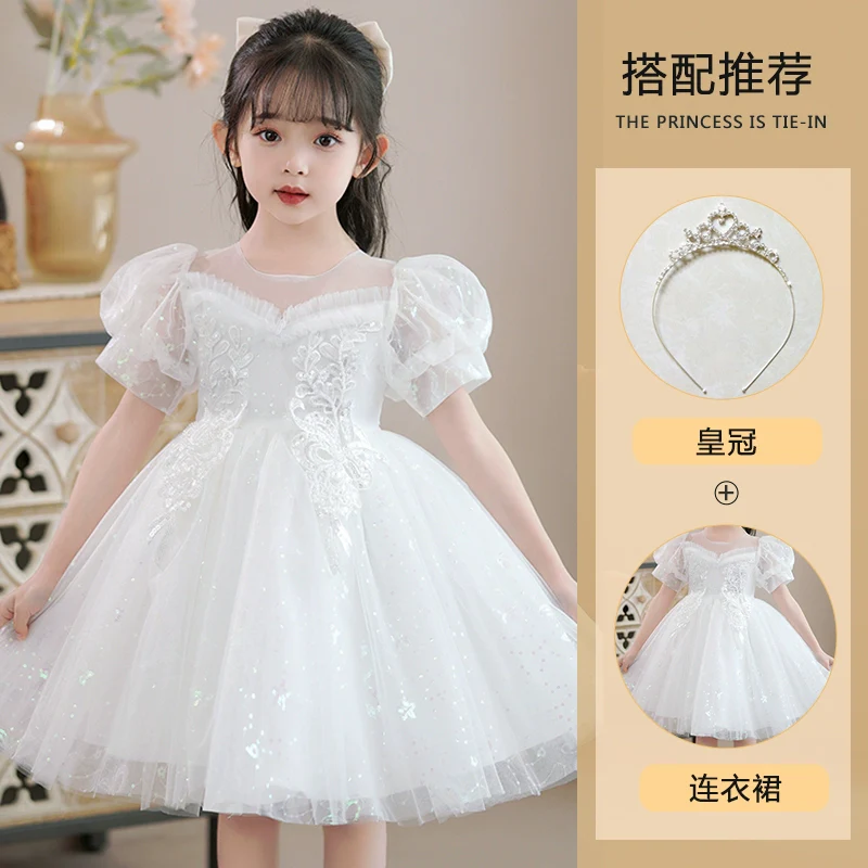 Girl June 1 Costume Kids Flower Girl Wedding Dress FARCENT Umbrella Princess Dress Little Girl Dress - Image 15