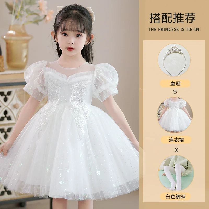 Girl June 1 Costume Kids Flower Girl Wedding Dress FARCENT Umbrella Princess Dress Little Girl Dress - Image 17