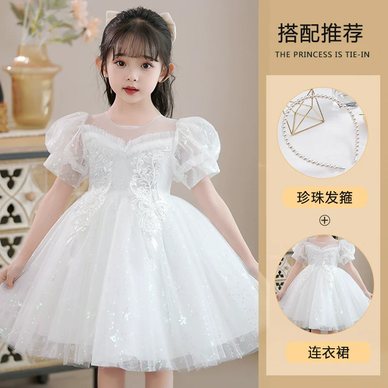 Girl June 1 Costume Kids Flower Girl Wedding Dress FARCENT Umbrella Princess Dress Little Girl Dress - Image 18
