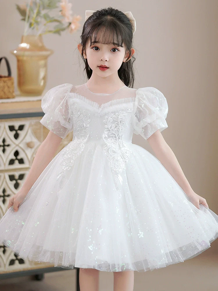Girl June 1 Costume Kids Flower Girl Wedding Dress FARCENT Umbrella Princess Dress Little Girl Dress - Image 3