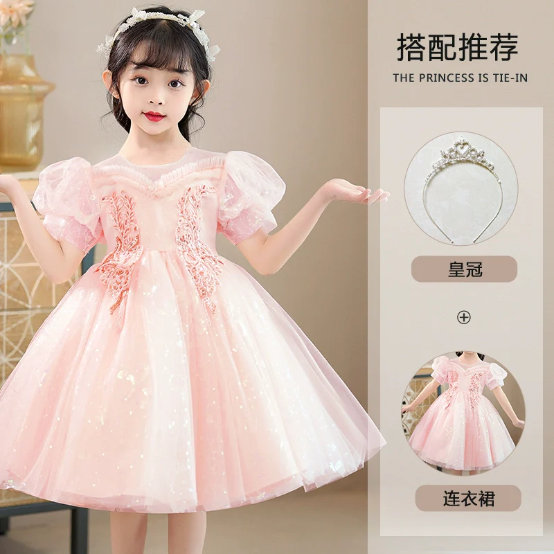 Girl June 1 Costume Kids Flower Girl Wedding Dress FARCENT Umbrella Princess Dress Little Girl Dress - Image 7