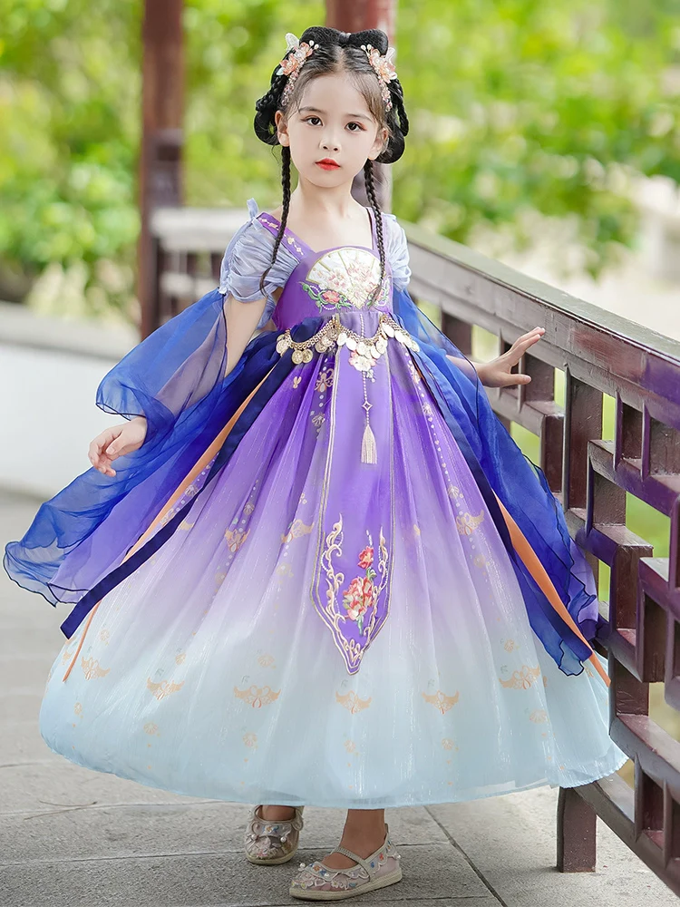 Girl Summer Fairy Ancient Style Princess Dress Han Dynasty - Image 2