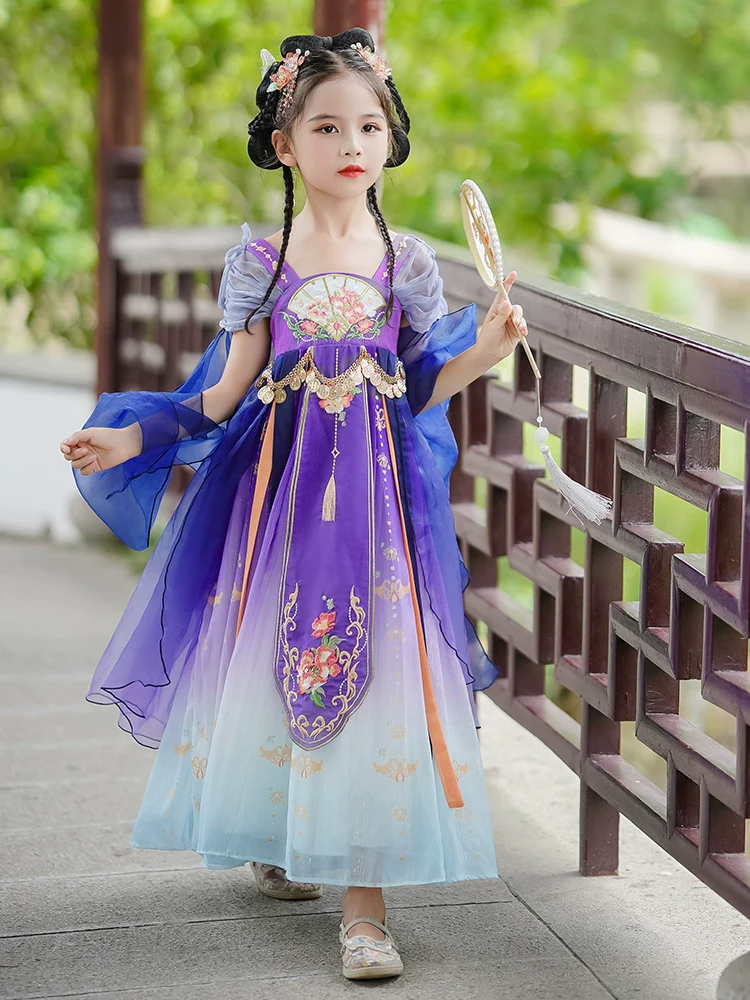 Girl Summer Fairy Ancient Style Princess Dress Han Dynasty - Image 3