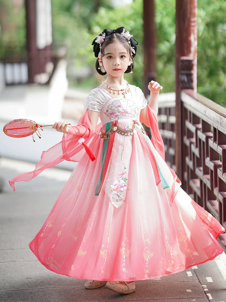Girl Summer Fairy Ancient Style Princess Dress Han Dynasty - Image 5