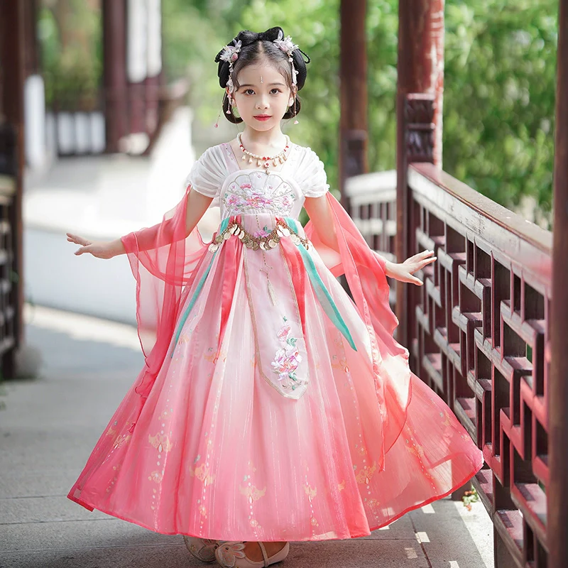 Girl Summer Fairy Ancient Style Princess Dress Han Dynasty - Image 7