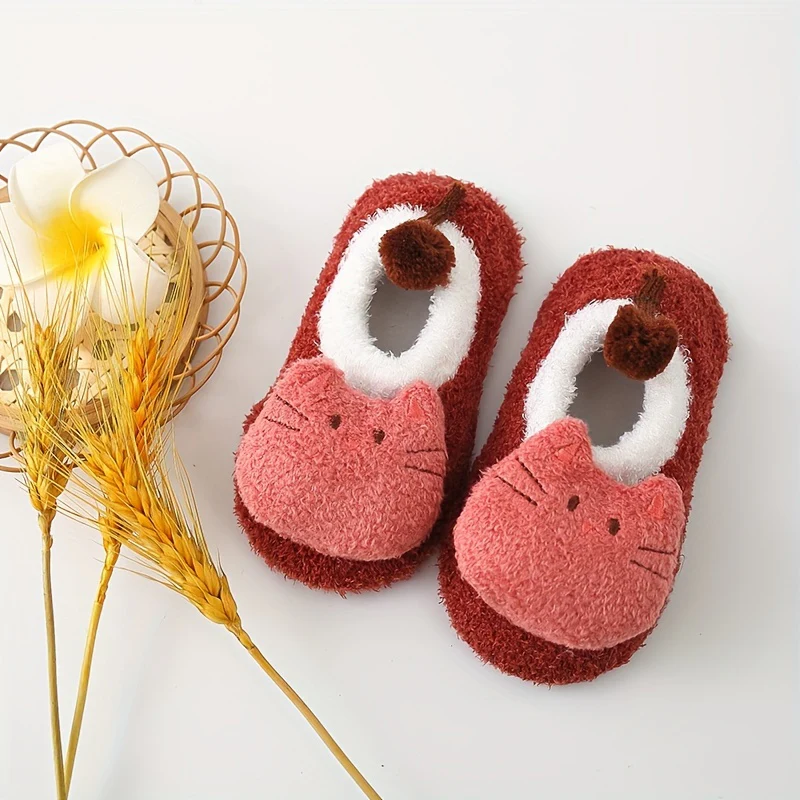Girls Animal Cute Non-slip Socks - Image 11