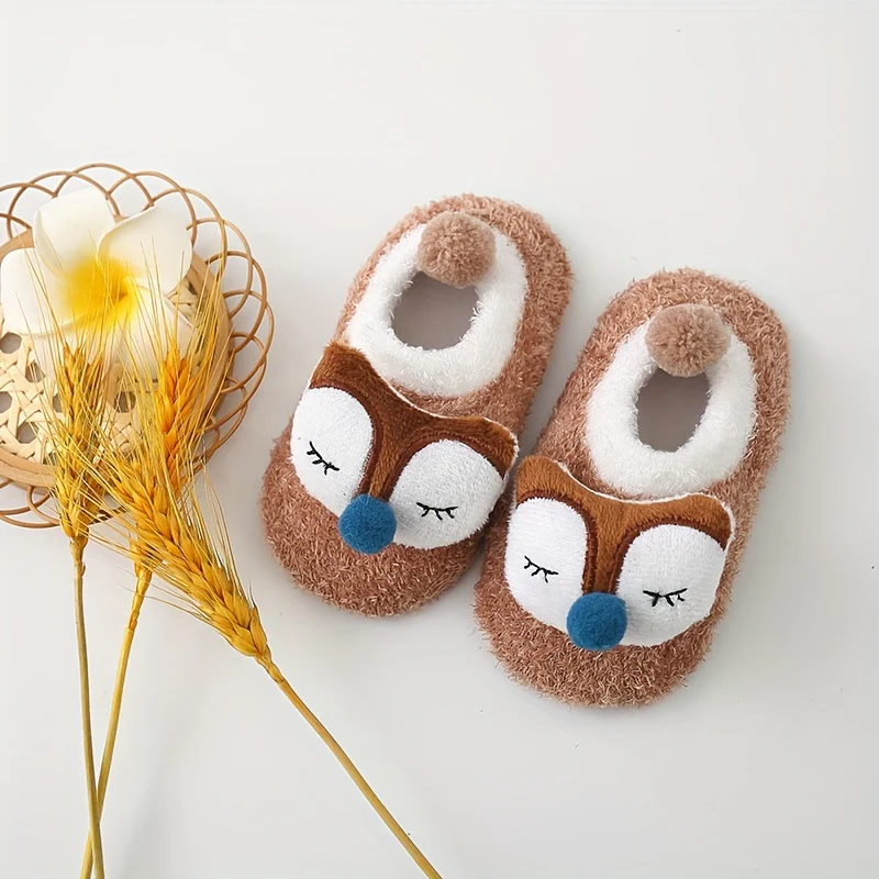 Girls Animal Cute Non-slip Socks - Image 12
