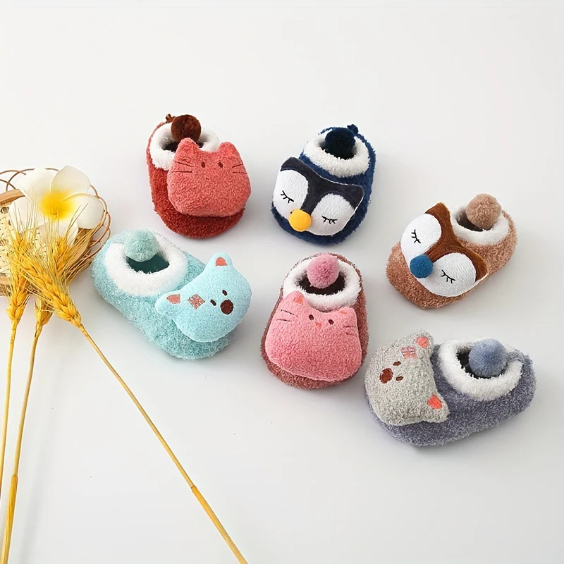 Girls Animal Cute Non-slip Socks - Image 2
