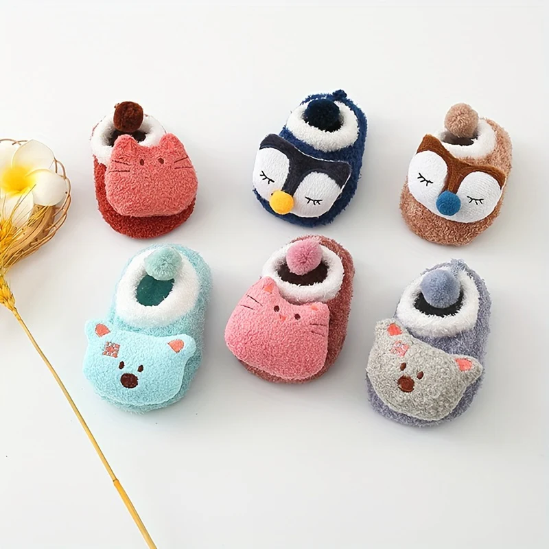 Girls Animal Cute Non-slip Socks - Image 3
