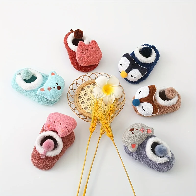 Girls Animal Cute Non-slip Socks - Image 4