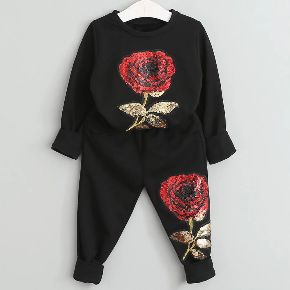 Girls Clothing Sets 2019 Autumn Winter Toddler Girls Clothes Outfits Kids Suit For Girl Costume Children Clothing 3 4 5 6 7 Year - Image 9