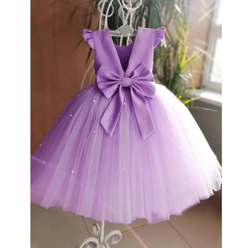 Girls Elegant Princess Dresses for Party Birthday 2 3 4 6 7 8 Years Kids Ceremony Pink Ball Gown Barbie Baby Children Clothes - Image 10