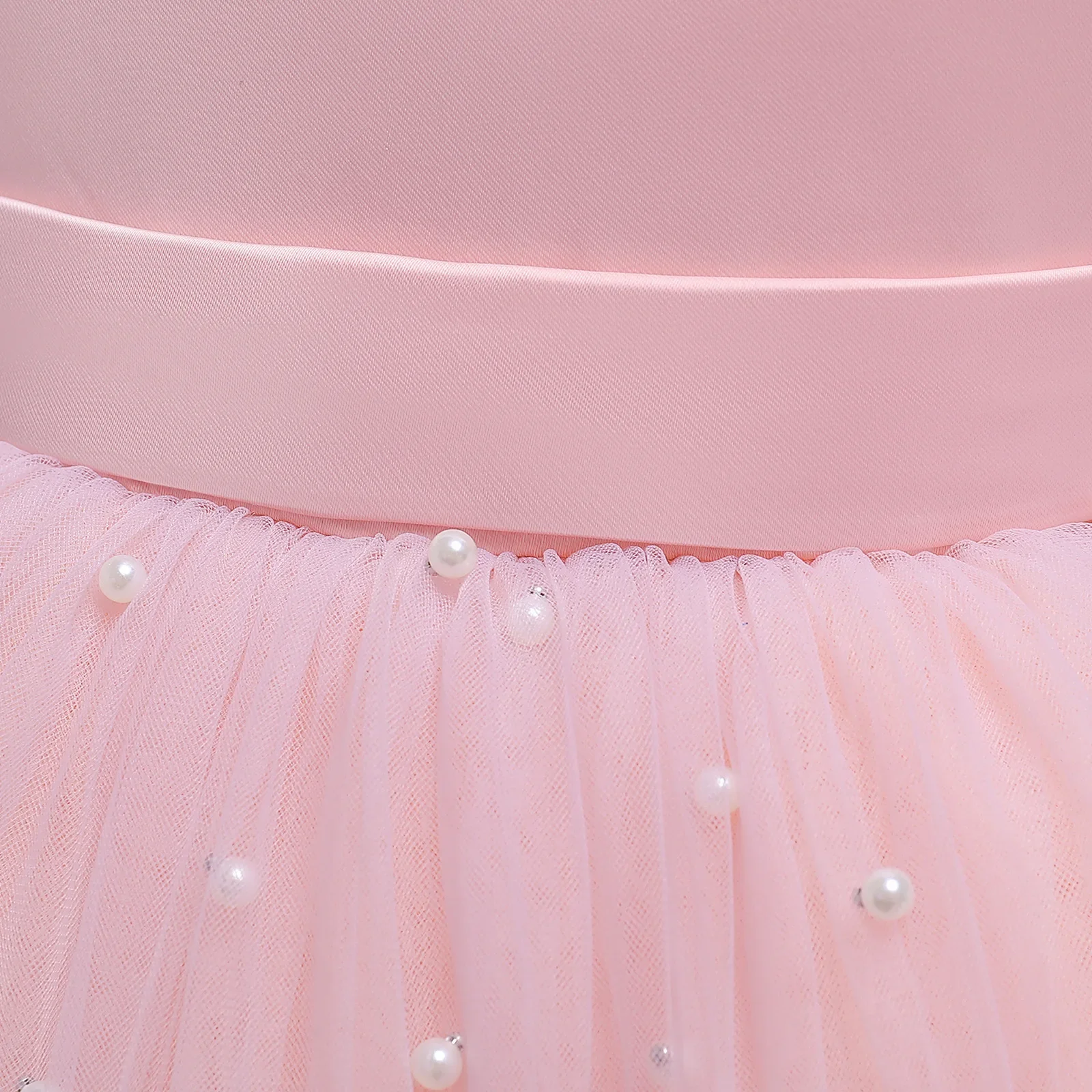 Girls Elegant Princess Dresses for Party Birthday 2 3 4 6 7 8 Years Kids Ceremony Pink Ball Gown Barbie Baby Children Clothes - Image 5