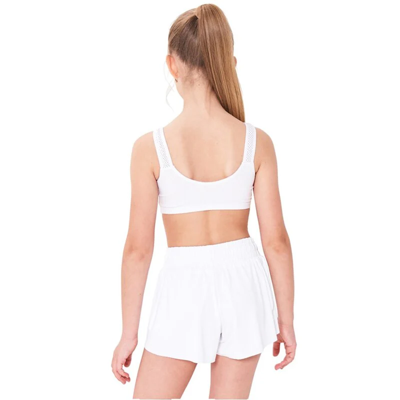 Girls Flowy Shorts 2 in 1 Butterfly Skirt Shorts with Pockets Teen Girl Cheer Shorts for Dance School Wear Running Fitness Sleep - Image 9