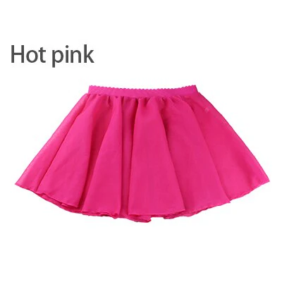 Girls Kids Ballet Skirt Sheer Chiffon Ballet Tutu Pink Kids Gymnastics Leotard Skirts Dance Skirt - Image 4
