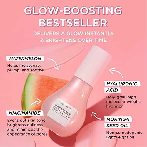 Glow Recipe Niacinamide Dew Drops - Skin Care Facial Serum & Illuminating Makeup Primer for Dewy, Glowing Skin - Hyaluronic Acid Hydrating Face Serum for Brightening, Plumping, & Highlighting (15ml) - Image 8