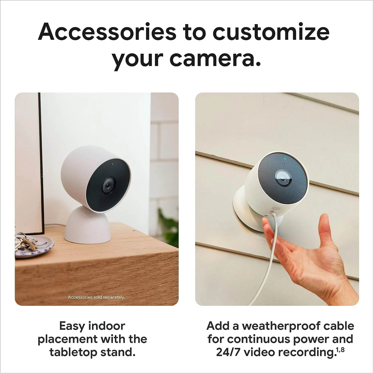 Google Nest Cam Outdoor or Indoor, Battery - 2nd Generation - 6 Pack - Image 4