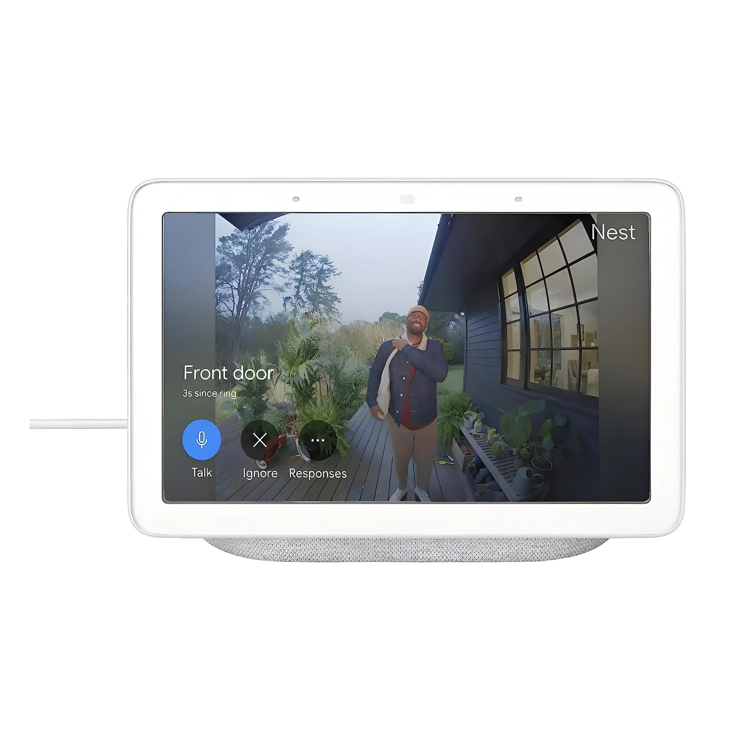 Google Nest Hub (1st Gen) 7-inch Display, 1st Generation (Renewed) (Chalk), GA00516X-GA00515X - Image 3