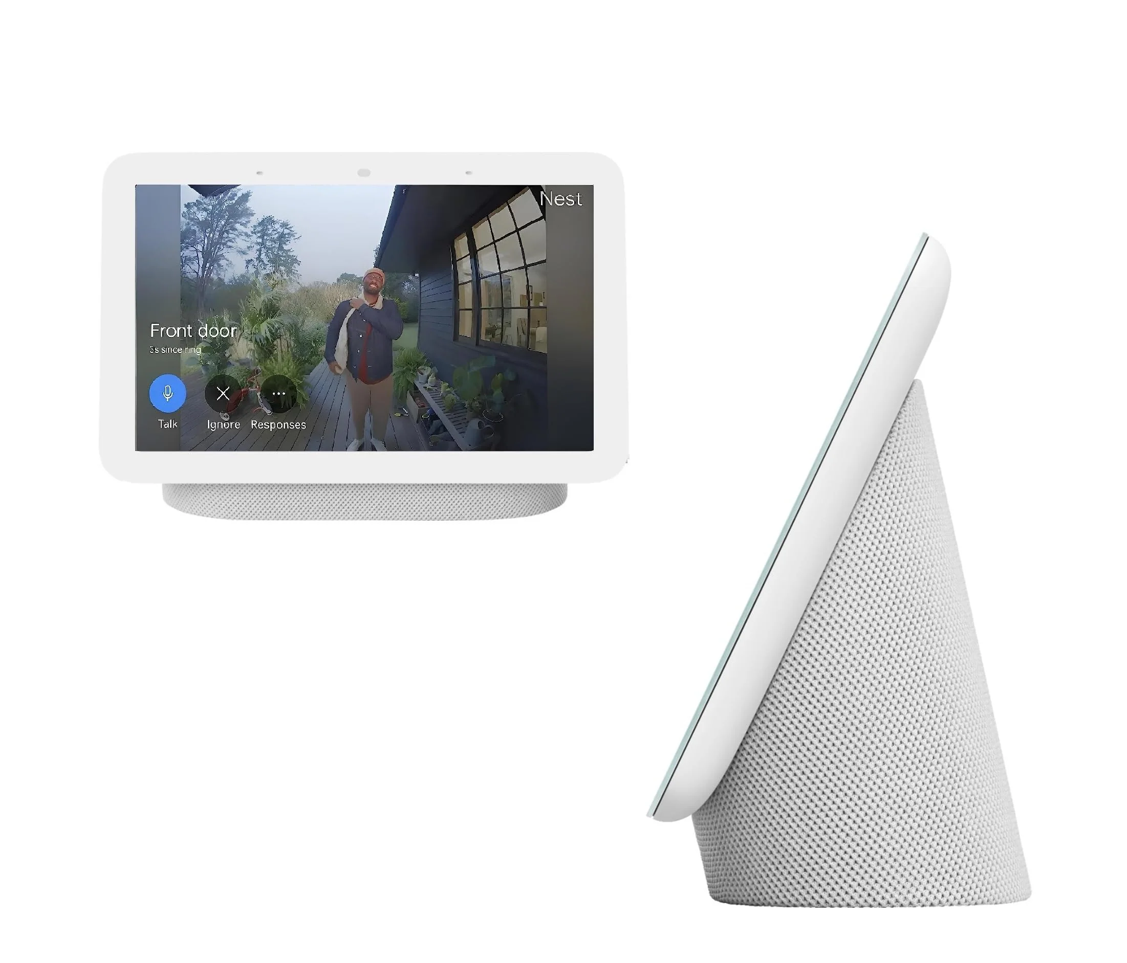 Google Nest Hub 7” Smart Display with Google Assistant (2nd Gen) - Chalk - Image 3