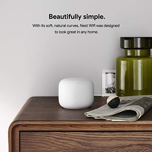 Google Nest Wifi - AC2200 - Mesh WiFi System - Wifi Router - 2200 Sq Ft Coverage - 1 pack - Image 5