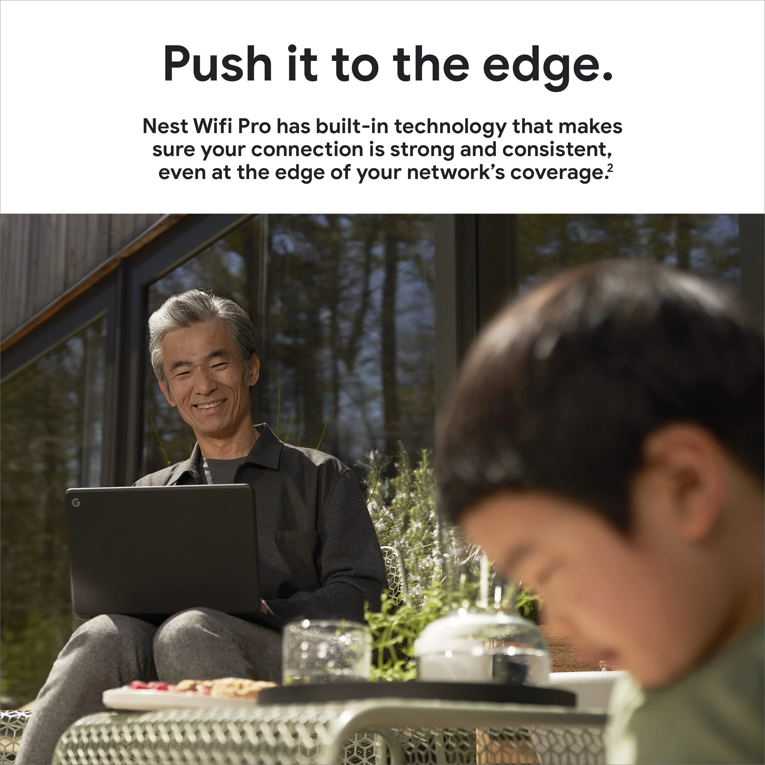 Google Nest WiFi Pro - 6E - Reliable Home Wi-Fi System with Fast Speed and Whole Home Coverage - Mesh Router - 3 Pack - Snow - Image 5