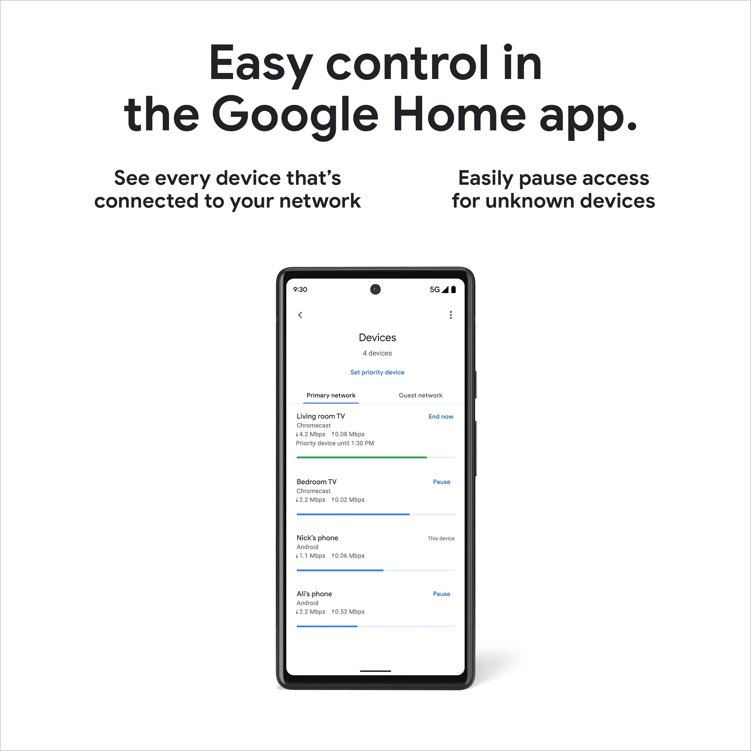 Google Nest WiFi Pro - 6E - Reliable Home Wi-Fi System with Fast Speed and Whole Home Coverage - Mesh Router - 3 Pack - Snow - Image 7