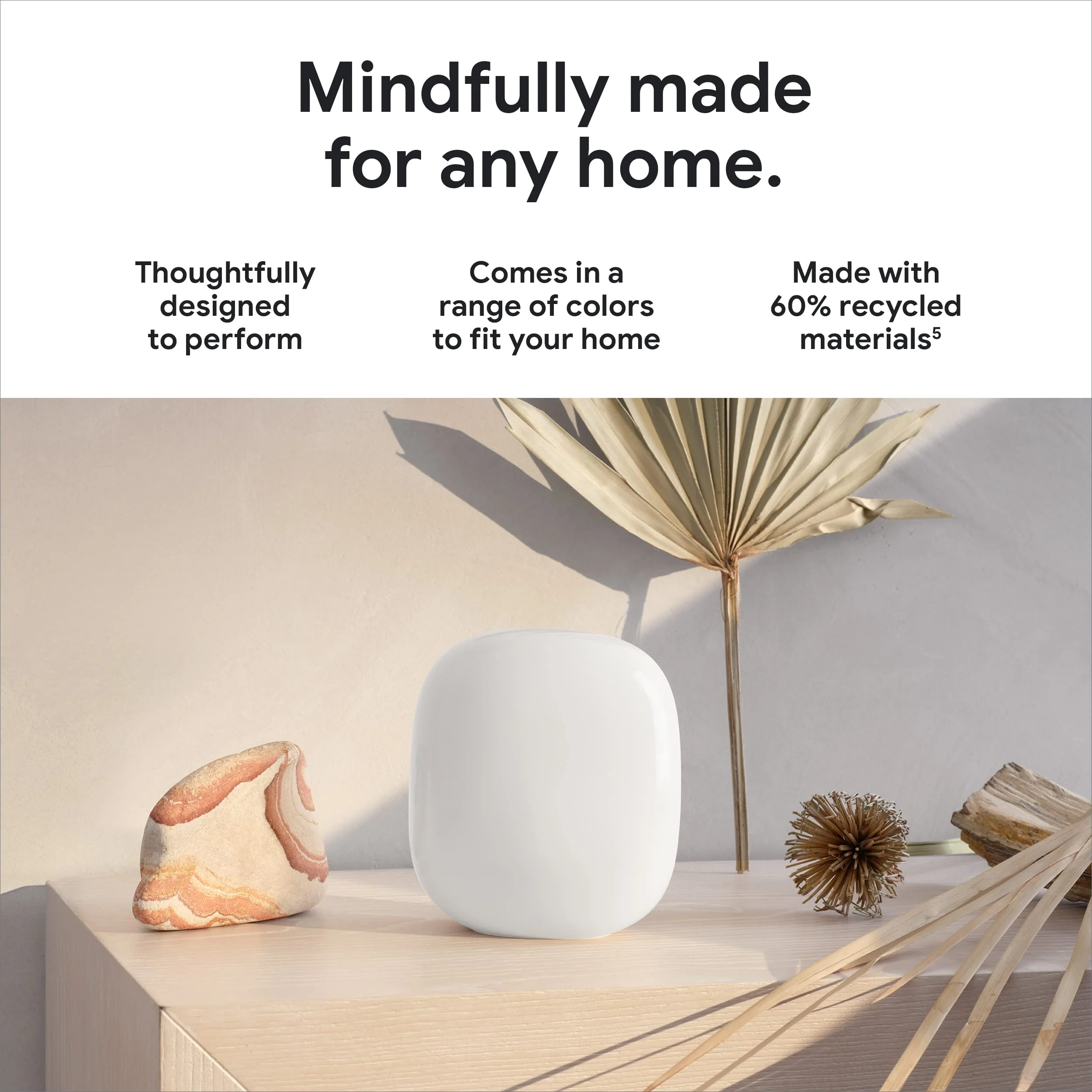 Google Nest WiFi Pro - 6E - Reliable Home Wi-Fi System with Fast Speed and Whole Home Coverage - Mesh Router - 3 Pack - Snow - Image 9