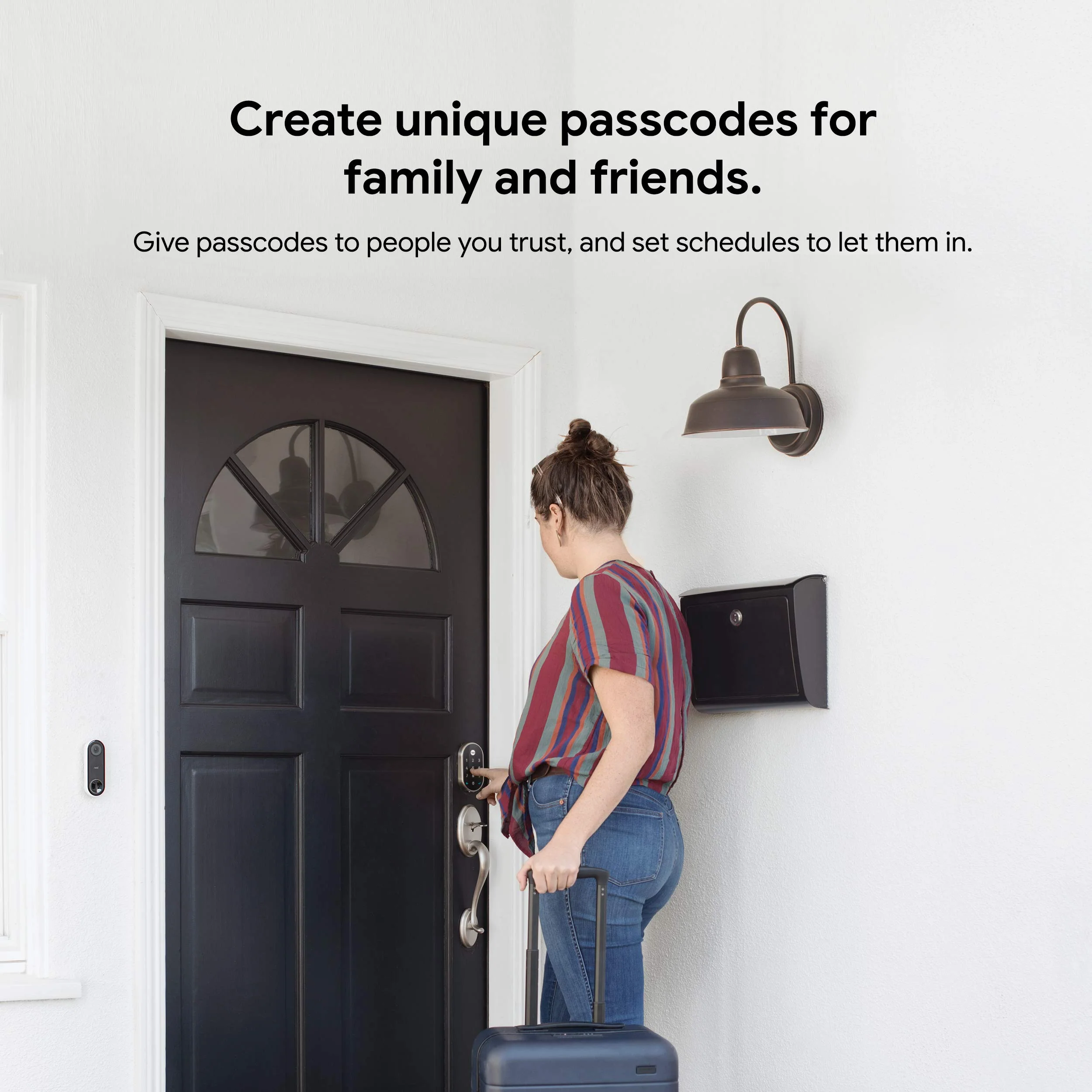 Google Nest x Yale Lock - Tamper-Proof Smart Lock for Keyless Entry - Keypad Deadbolt Lock for Front Door - Satin Nickel - Image 10