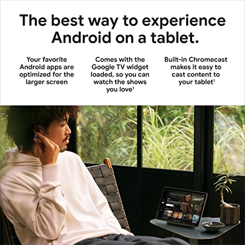 Google Pixel Tablet with Charging Speaker Dock - Android Tablet with 11-Inch Screen, Smart Home Controls, and Long-Lasting Battery - Hazel/Hazel - 128 GB, 2560x1600 Pixels - Image 9