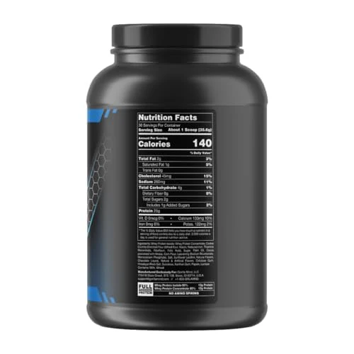 Gorilla Mode Premium Whey Protein - Cookies and Cream / 25 Grams of Whey Protein Isolate & Concentrate/Recover and Build Muscle (30 Servings) - Image 7