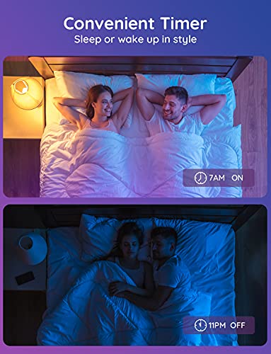 Govee Smart Light Bulbs, WiFi Bluetooth Color Changing Light Bulbs, Music Sync, 54 Dynamic Scenes, 16 Million DIY Colors RGB Light Bulbs, Work with Alexa, Google Assistant Home App, 4 Pack - Image 5