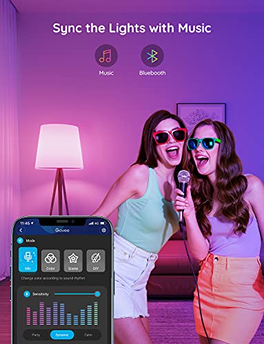 Govee Smart Light Bulbs, WiFi Bluetooth Color Changing Light Bulbs, Music Sync, 54 Dynamic Scenes, 16 Million DIY Colors RGB Light Bulbs, Work with Alexa, Google Assistant Home App, 4 Pack - Image 8