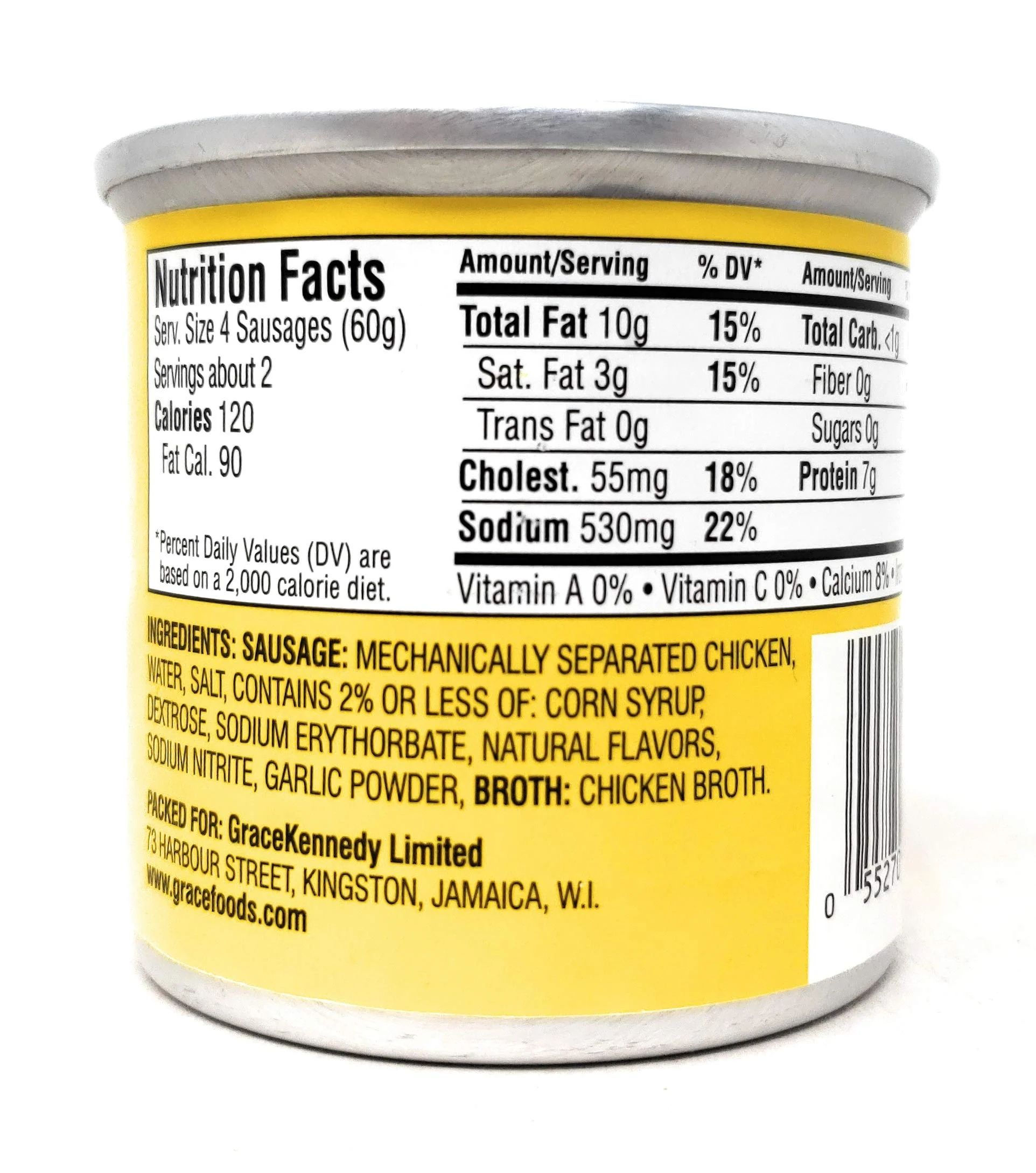 Grace Chicken Vienna Sausages in Chicken Broth (8 Pack, Total of 36.8oz) - Image 2