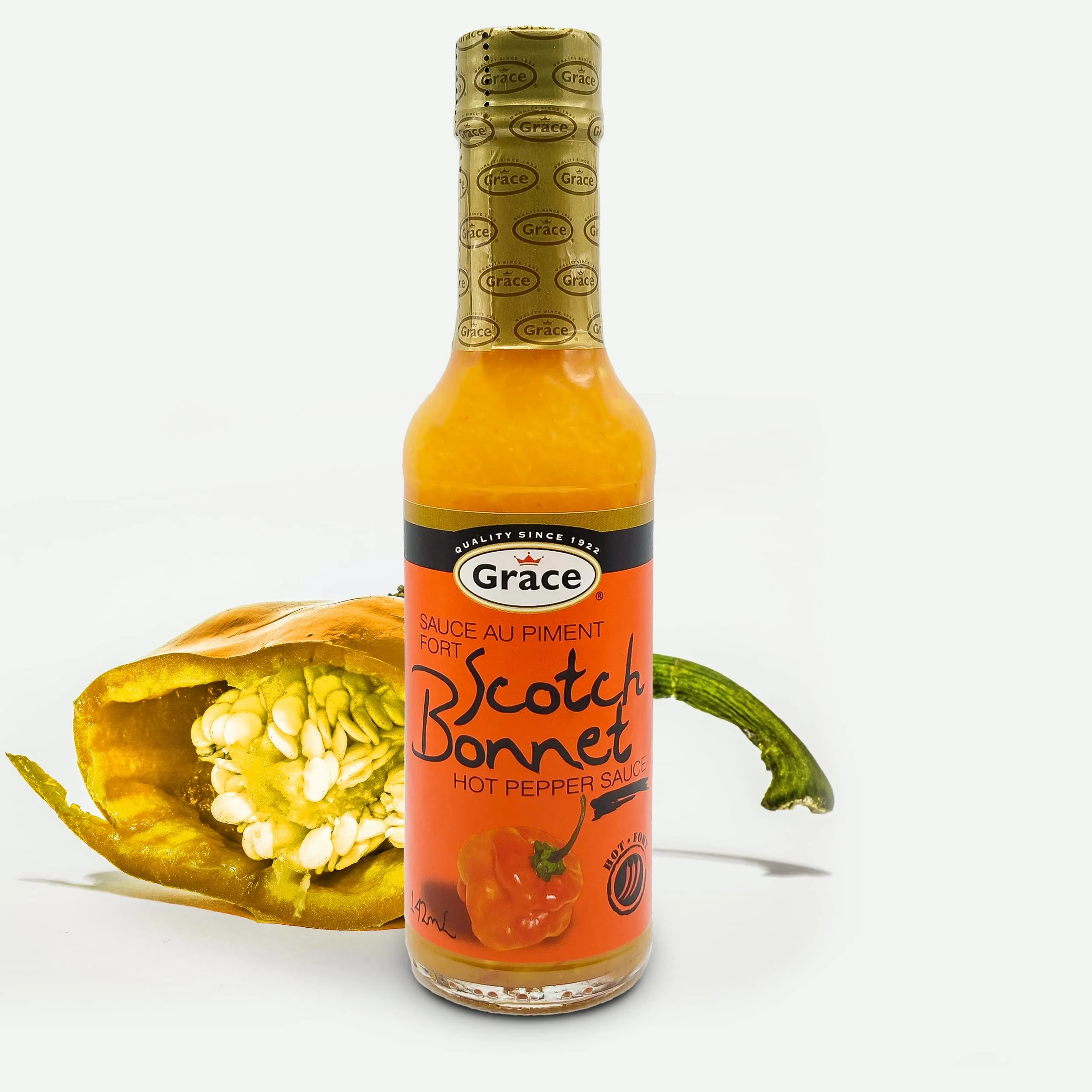 GRACE YELLOW JAMAICAN SCOTCH BONNET PEPPER SAUCE 2PK (Original Version) - Image 3