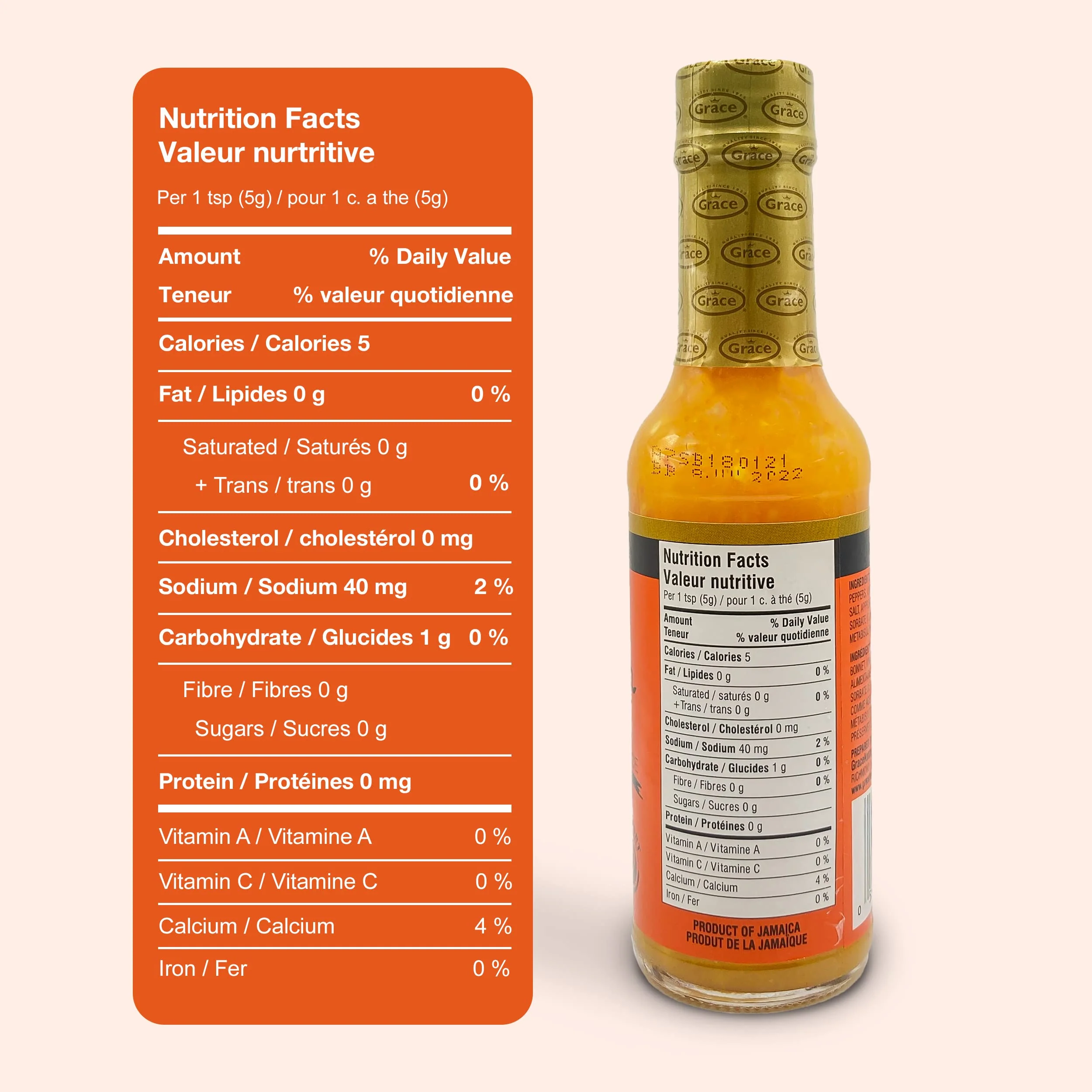 GRACE YELLOW JAMAICAN SCOTCH BONNET PEPPER SAUCE 2PK (Original Version) - Image 4