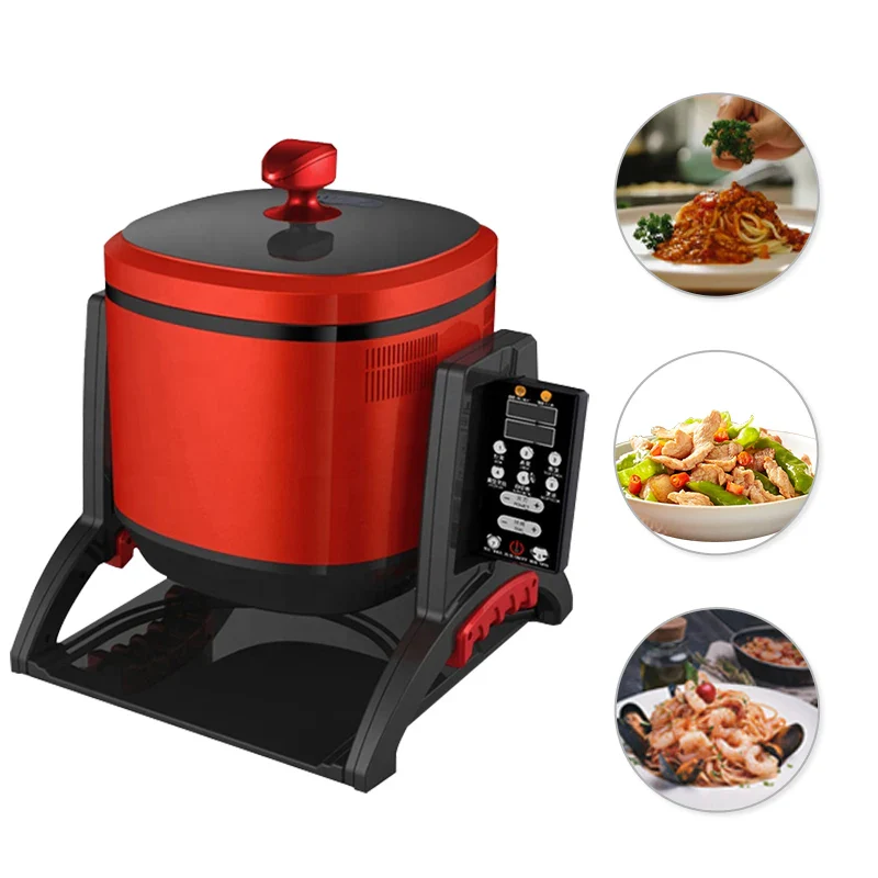 GT6 High End Induction Cooker and Automatic Cooking Machine with workable cooking pot