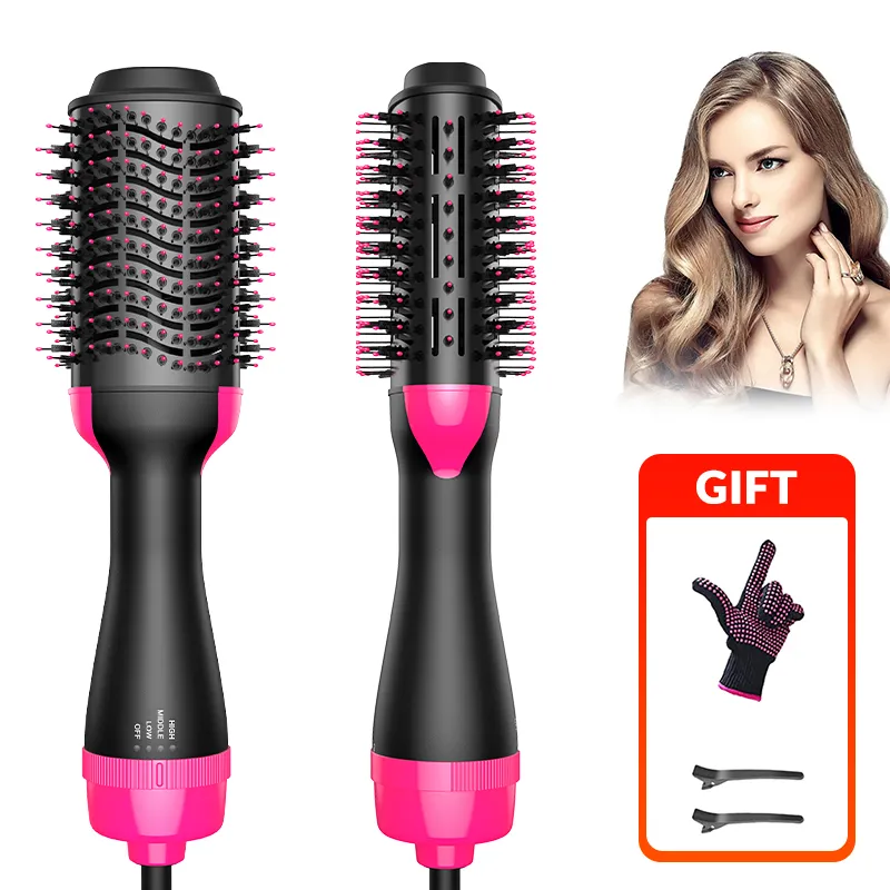 Hair Dryer Hot Air Brush Styler and Volumizer Hair Straightener Curler Comb Roller One Step Electric Ion Blow Dryer Brush - Image 8