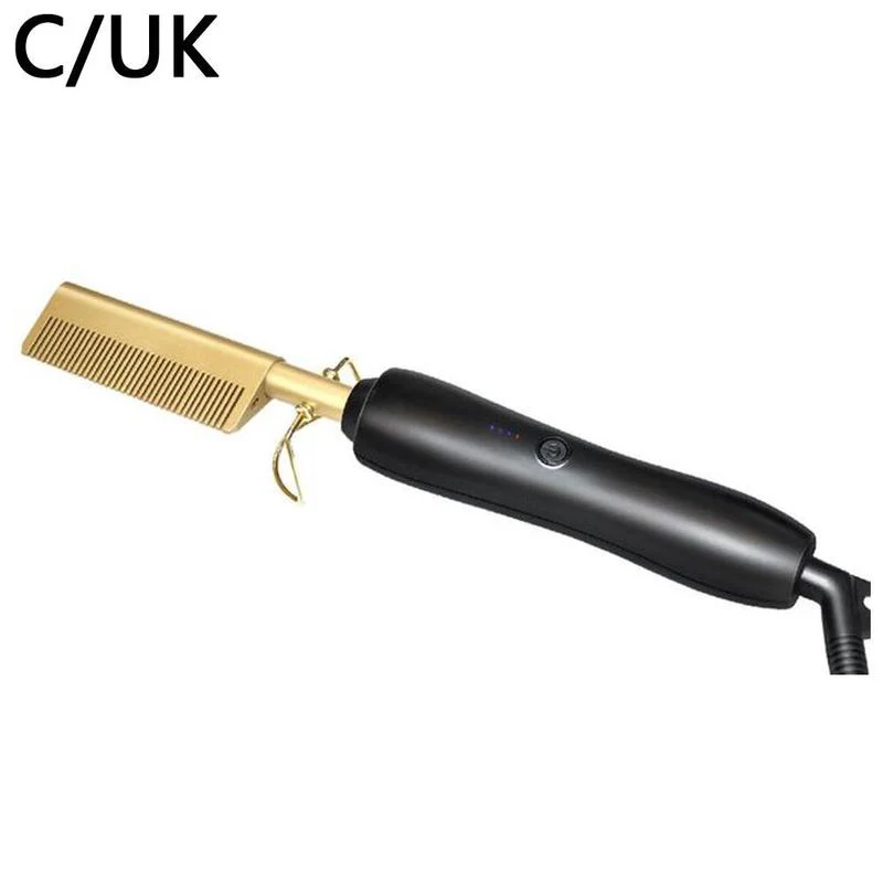 Hair Straightener Electric Straightening Comb Hot Heating Hair Styler Curler Hair Iron Straight Corrugation Comb Comb Curli E6D1 - Image 4