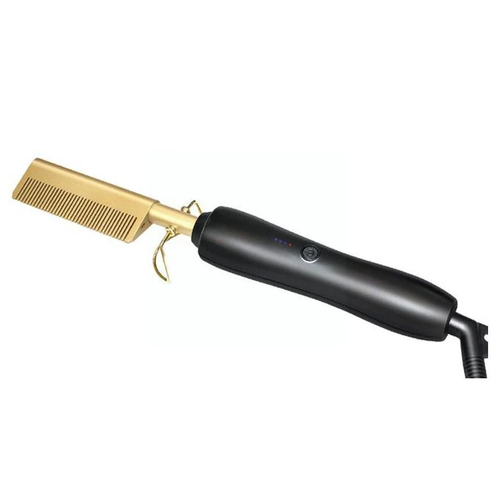 Hair Straightener Electric Straightening Comb Hot Heating Hair Styler Curler Hair Iron Straight Corrugation Comb Comb Curli E6D1 - Image 7