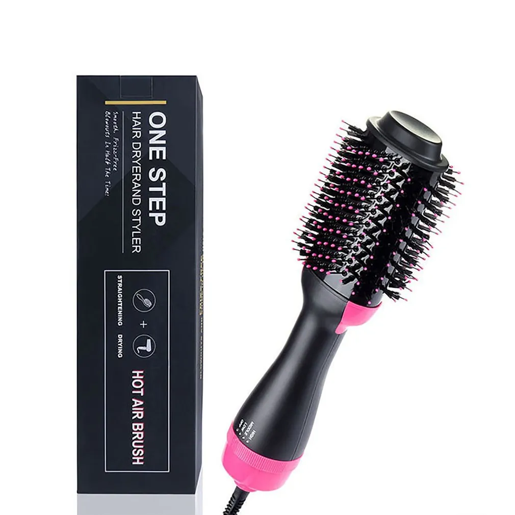 Hair Styling Brush 1000W Hair Curlers Hair Straightener Hair Dryer 3 In 1 Professional Low Noise Hot Comb - Image 5