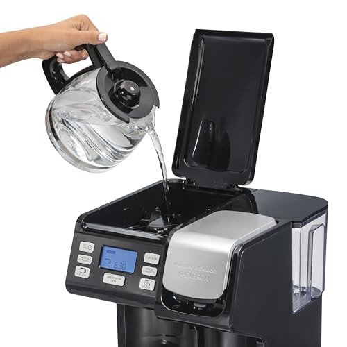 Hamilton Beach 49902 FlexBrew Trio 2-Way Coffee Maker, Compatible with K-Cup Pods or Grounds, Combo, Single Serve & Full 12c Pot, Black - Fast Brewing - Image 8