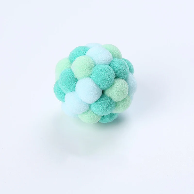 Handmade Funny Cats Bouncy Ball Toys Kitten Plush Bell Ball Mouse Toy Planet Ball Cat Chew Toys Interactive Pet Accessories - Image 4